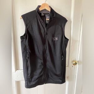 Mountain Hardwear Lightweight Vest Mens Medium Black Full Zip Gorpcore